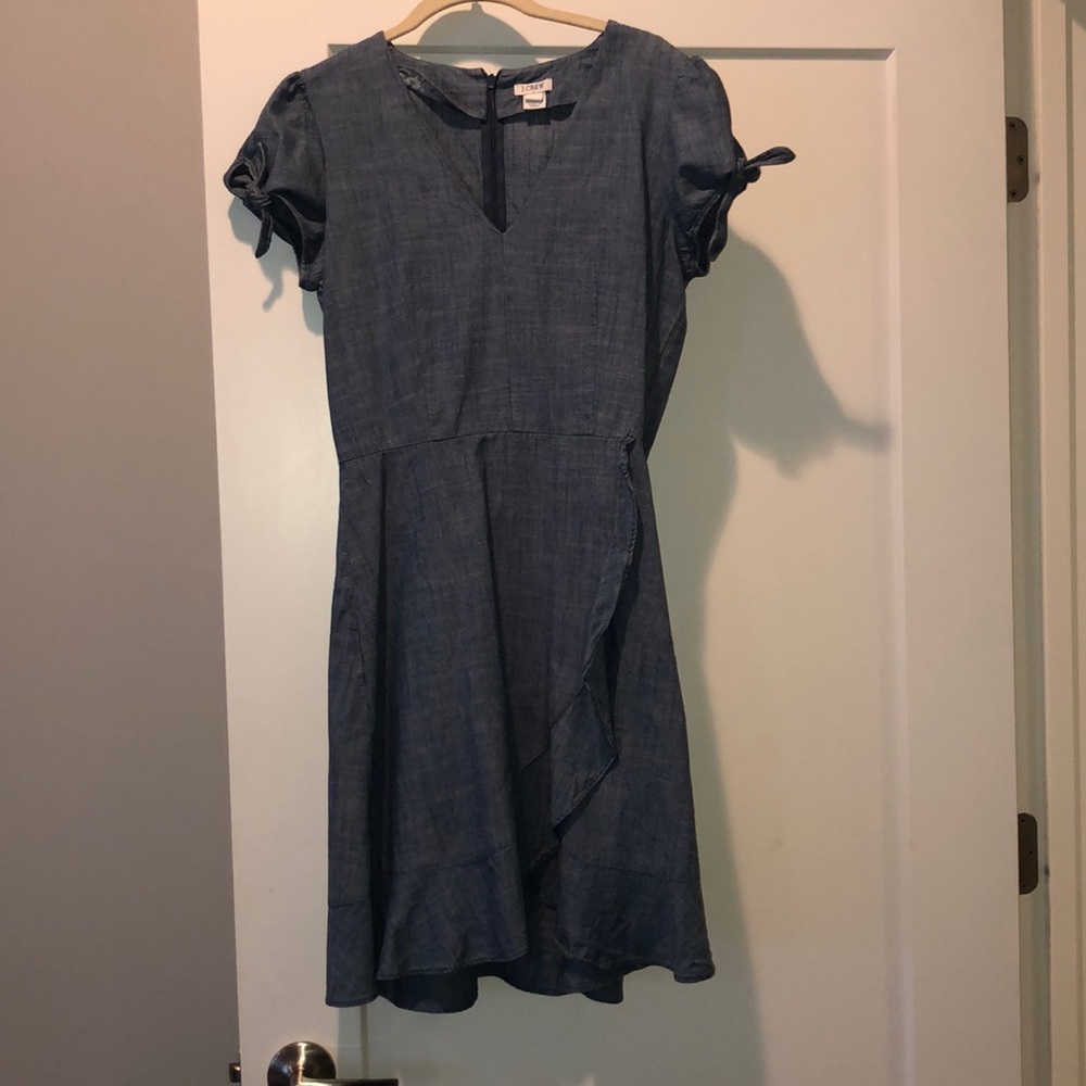 J crew Blue sundress dress worn once!!!